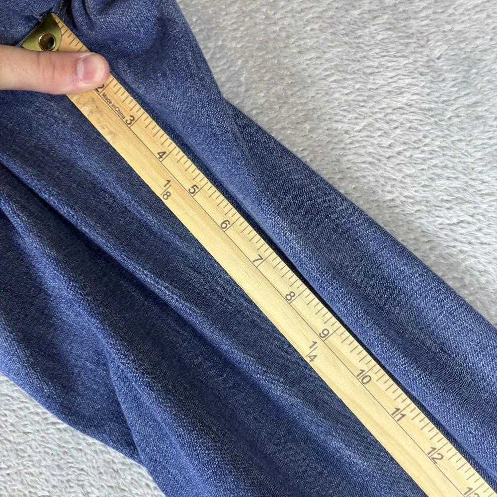 Banana Republic Travel Skinny Fit‎ Jeans Mens 35x30 (Fits 36x30) Blue Stretch